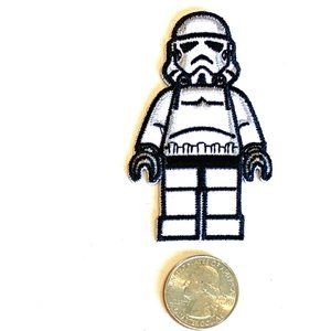 COPY - Storm Trooper Patch Star Wars Iron On Lego…